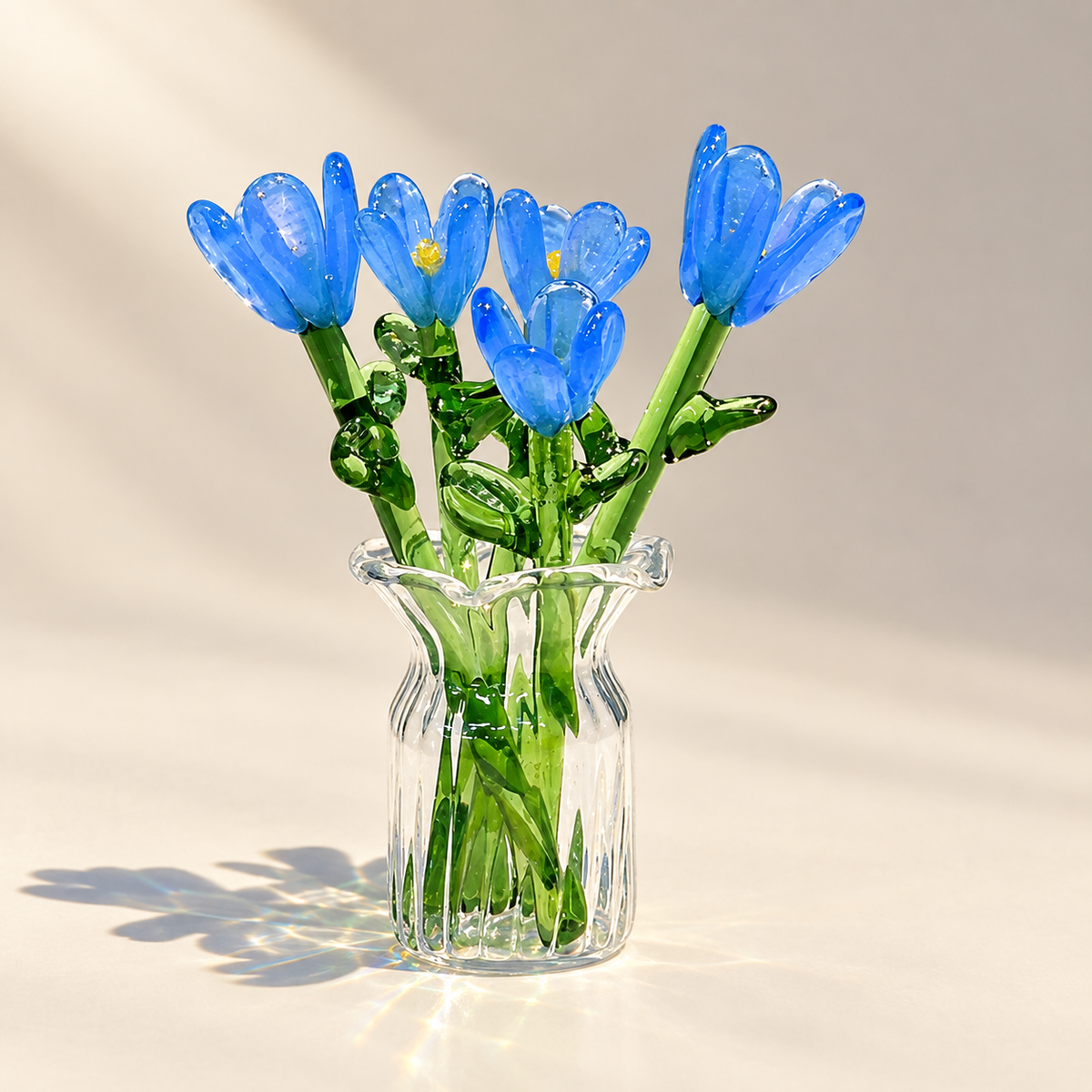 Sunlit Glass Bouquet