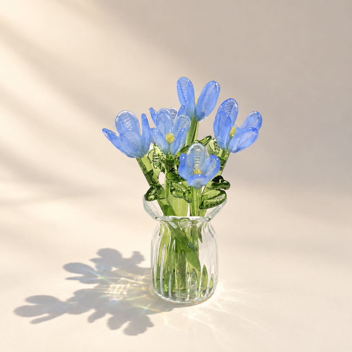 Sunlit Glass Bouquet
