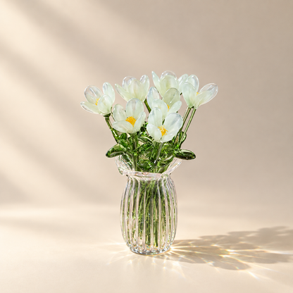 Sunlit Glass Bouquet